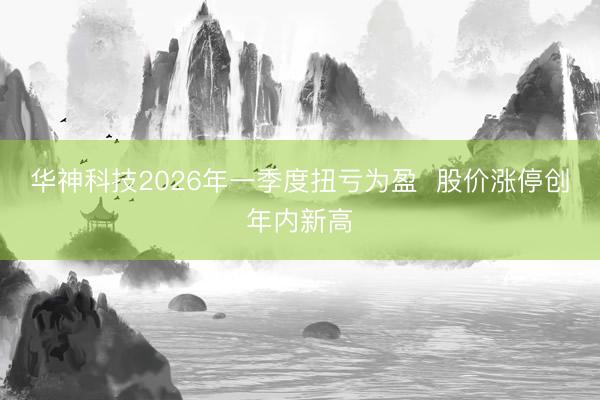 华神科技2026年一季度扭亏为盈  股价涨停创年内新高