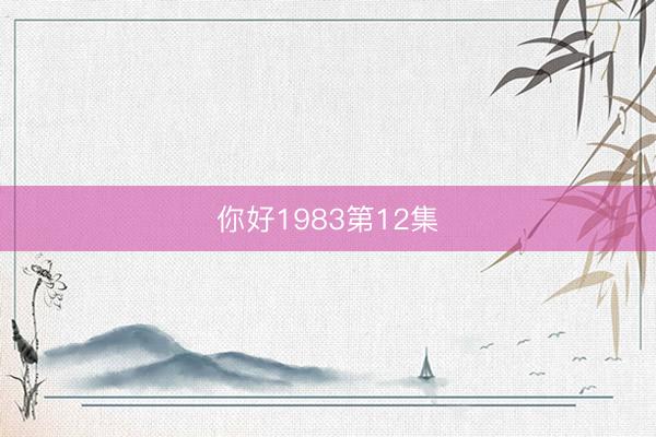 你好1983第12集