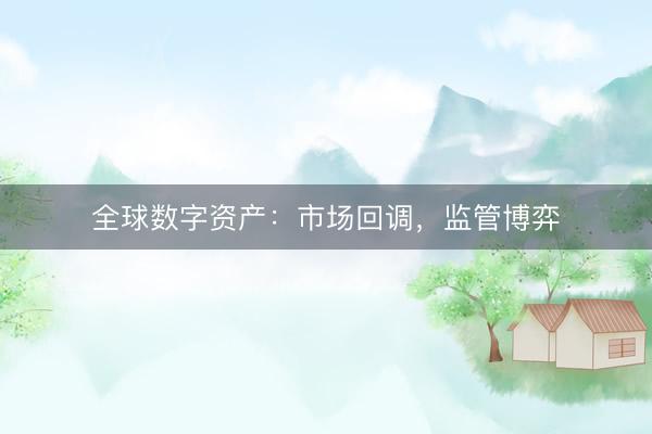 全球数字资产：市场回调，监管博弈
