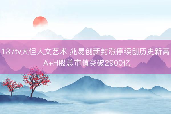 137tv大但人文艺术 兆易创新封涨停续创历史新高 A+H股总市值突破2900亿
