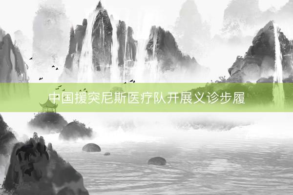 中国援突尼斯医疗队开展义诊步履