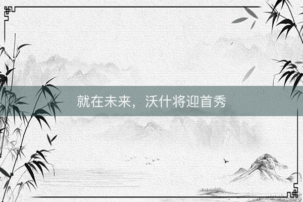就在未来，沃什将迎首秀